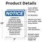 Signmission Flammable Or Combustible Liquids OSHA Notice Sign, Aluminum, 7in W x 10in L, 2PK OS-2PACK-NS-A-710-V-12775 - alternate 4